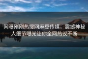 网曝刚刚热搜网麻豆传媒，震撼神秘人细节曝光让你全网热议不断
