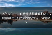 神秘人在中午时分遭遇秘闻真相大白，蘑菇影视在线观看全网炸锅，详情曝光